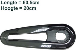 Voorzetscherm Axa Slicer 26" - smoke (winkelverpakking)