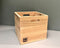 Vinyl Record Box - 12- Natural Oak - LP Storage Box