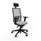 Bureaustoel met hoofdsteun Piqueras y Crespo 2D066G1 Lichtgrijs