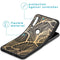 iMoshion Hoesje Geschikt voor Huawei P30 Lite Hoesje Siliconen - iMoshion Design hoesje - Goud / Zwart / Golden Leaves