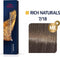 Vopsea Permanenta Wella Professionals Koleston Perfect 7/18, Blond Mediu Cenusiu Albastru, 60ml