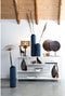 Light & Living Vaas Taverne - Blauw - 16.5x16.5x59cm - Modern