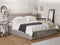 MAGNATE - Boxspringbed - Grijs - 160 x 200 cm - Polyester