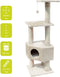Ebi Classic Loona - Krabpaal - 4 niveaus - Beige - 40 x 40 x 135 cm