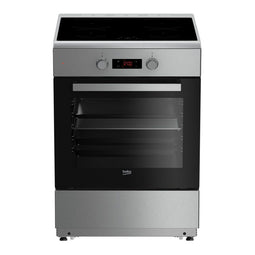 BEKO FSM89301GXS - Multifunctioneel fornuis - 8 kookfuncties 4 inductiezones - Roestvrijstaal