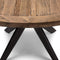 Riviera Maison Eettafel Rond 150 cm - Falcon Crest Ronde Eettafel - Zwart