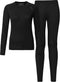 Tenson Magda - Dames Thermoset - Antibacterieel en Vochttransporterend - Zwart - Maat 44