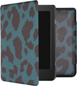 imoshion E-reader Hoesje - Geschikt voor Tolino Page 2 - Design Sleepcover Bookcase - Green Leopard