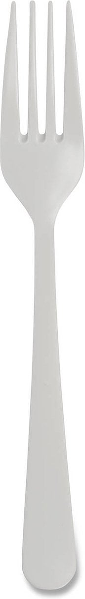 Vork depa kunststof 165mm wit 100st.