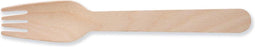 Vork uit hout, gecoat, 160 mm, pak van 100 stuks
