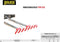 Vorktandschild - GZS RAL 3000 - voor Heftrucks