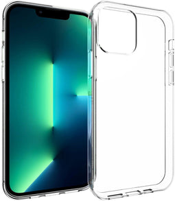 Accezz Clear Backcover - Soft case - Schokbestendig - Transparant (iPhone 13 Pro)