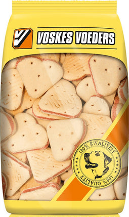 Voskes - 2 stuks! hondenvoer merg hartjes groot