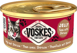 Voskes Kattenvoer Nat Tonijn met Shirasu 24x85 Gram