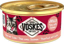 Voskes Kattenvoer Nat Tonijn met Zalm 24x85 Gram