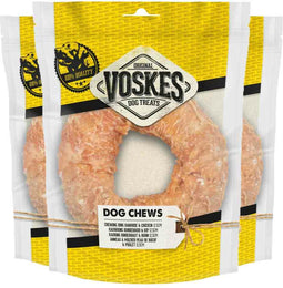 Voskes Kauwring Runderhuid met Kip 12,5 cm