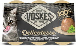 Voskes Tender Pieces Tonijn en Sint - Jakobsschelp 6 x 25 gr