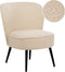 VOSS - Fauteuil - Lichtbeige - Bouclé