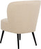 VOSS - Fauteuil - Lichtbeige - Bouclé