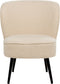 VOSS - Fauteuil - Lichtbeige - Bouclé