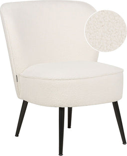 VOSS - Fauteuil - Wit - Bouclé