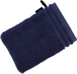 Vossen Calypso feeling washandje marine blauw 22x16 per 6