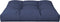 vidaXL - Palletkussen - 70x70x12 - cm - stof - marineblauw