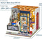 Robotime Nancy’s Bake Shop DG143 - Houten Modelbouw - Poppenhuis met LED licht - DIY