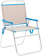 Vouwbare Stoel Marbueno Blauw Beige 52 x 80 x 56 cm