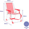 Vouwbare Stoel Marbueno Koraal 59 x 83 x 51 cm