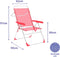 Vouwbare Stoel Marbueno Koraal 59 x 97 x 61 cm