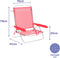 Vouwbare Stoel Marbueno Koraal 63 x 76 x 78 cm
