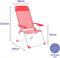 Vouwbare Stoel Marbueno Koraal 69 x 110 x 58 cm