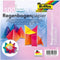 Vouwblaadjes Folia Regenboog 15x15cm assorti pak à 100 vel