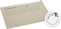 Vouwmap djois tree-free folio ongelijk 226gr beige | 250 stuks