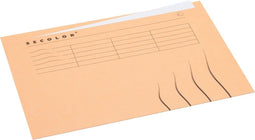 Vouwmap Secolor A4 ongelijk 225gr chamois | 25 stuks