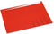 Vouwmap Secolor A4 ongelijk 225gr rood | 25 stuks