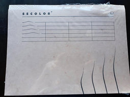 VOUWMAP SECOLOR A4 ONGELIJK CHAMOIS