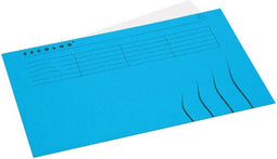 Vouwmap Secolor Folio gelijk 225gr blauw | 25 stuks