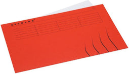 Vouwmap Secolor Folio gelijk 225gr rood | 25 stuks