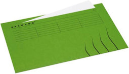 Vouwmap secolor folio ongelijk groen | Doos a 25 stuk | 25 stuks