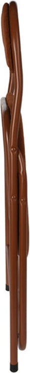 Vouwstoel - Klapstoel - Ribcord - Cognac - 40x35cm