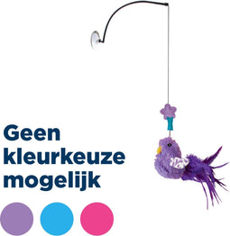 Kong Kat Window Teaser - Kattenspeelgoed - 33 x 8 x 4 cm - Assorti