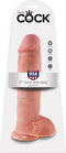 Pipedream King Cock Realistische Dildo met Ballen en Zuignap - beige - 28 cm