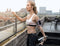 Mobiparts Galaxy S10 - Sport Armband - Ademend materiaal met sleutelvak - Zwart
