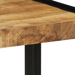 vidaXL - Koffietafel - 40x50x38 - cm - Massief - Ruw - Hout - Mango