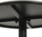 vidaXL - Tuintafel - rond - Ø50x72 - cm - staal - zwart