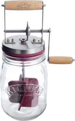 Kilner Boterkarner - 16.5x11x27cm - Glas/RVS/Kunststof