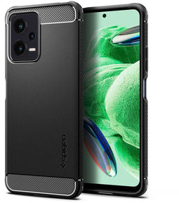 Spigen Rugged Armor - Soft case - Militaire standaard en Air Cushion technologie - Zwart (8809896741767)