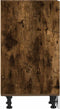 vidaXL - Onderkast - 40x44,5x81,5 - cm - bewerkt - hout - gerookt - eikenkleurig
